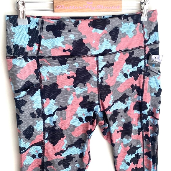 (A56) Pro Player Snake Camo in Agave Ladies Leggings, Size Large, NWT - Picture 2 of 8